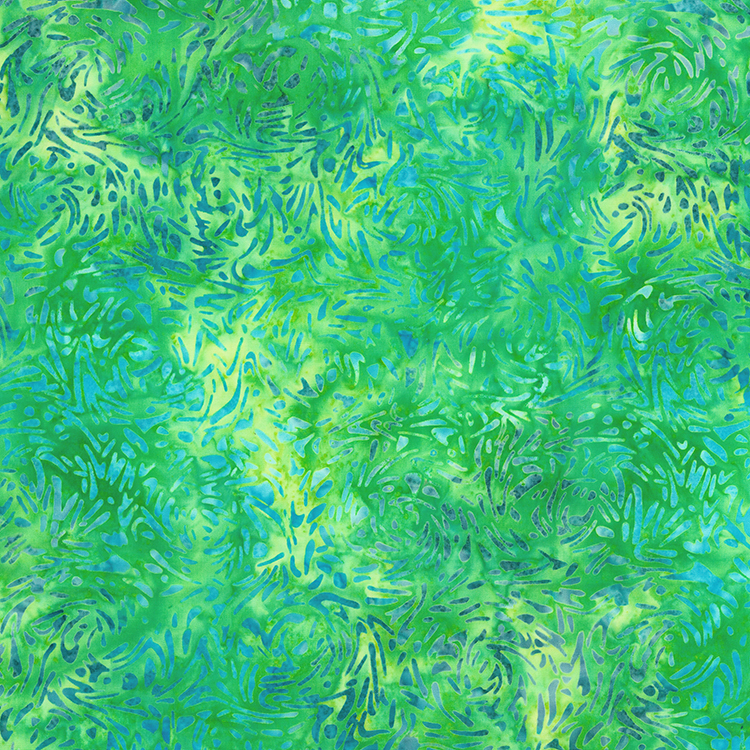 BFF 81600-71 - Banyan Batik Cotton Fabric - Lime Light
